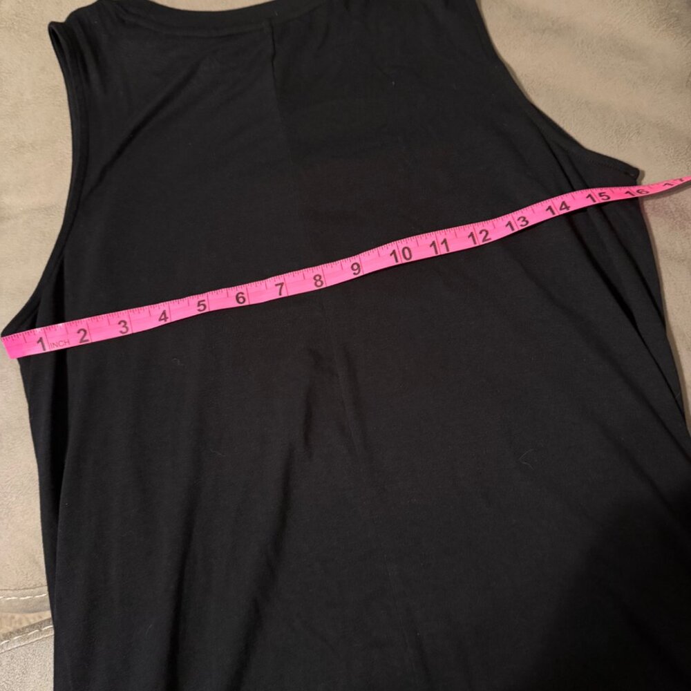 Time and Tru Women’s Sleeveless Dress, Large, Black - Picture 6 of 6